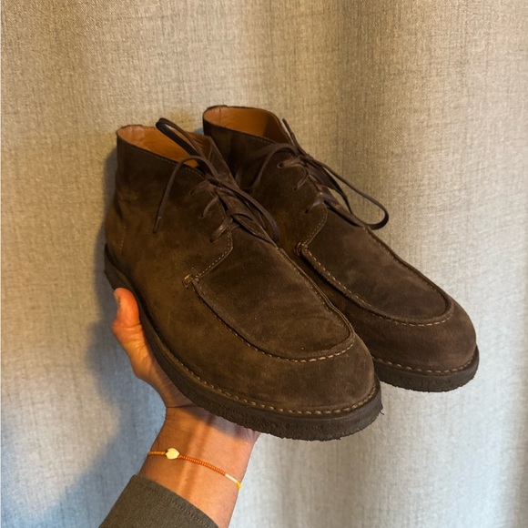 Men's VELASCA Brown Suede Shoes / 11.5 - Picture 1 of 10